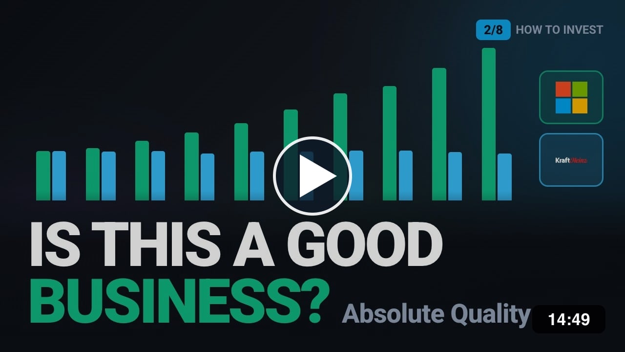 Is This a Good Business? Part 1, Absolute Quality